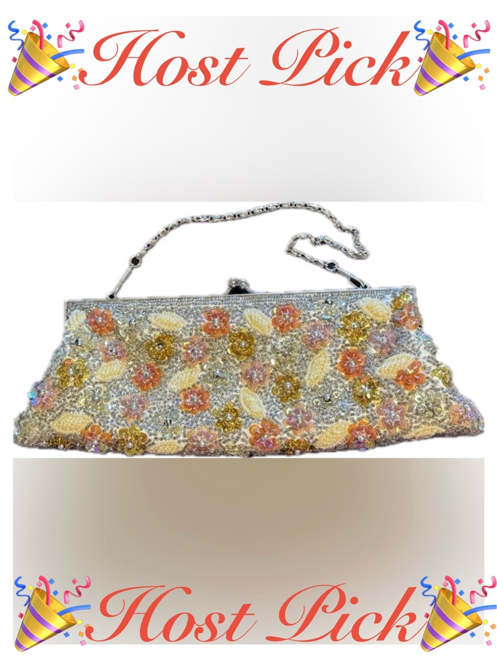 Stunning Beaded Floral Evening Clutch in Many Colors Iridescent Shine &  Shimmer